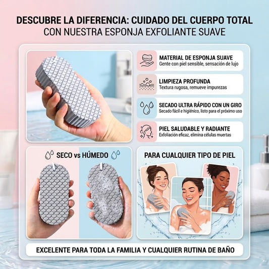 Esponja suave para el cuerpo