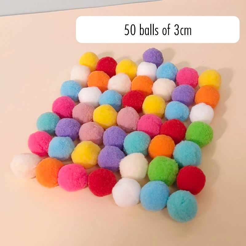 Cat Toy Interactive Fun Toy Gun Plush Ball Launches Quiet Bounce Ball to Tease the Cat Creative Mini Shooting Gun Pet Supplies